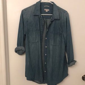 Merona Chambray Shirt SIZE XL